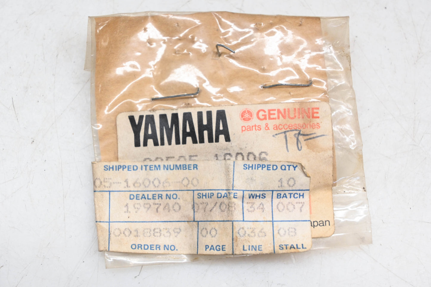 New OEM Yamaha 93505-16006-00 Clutch Balls 5/16" Qty 3 NOS