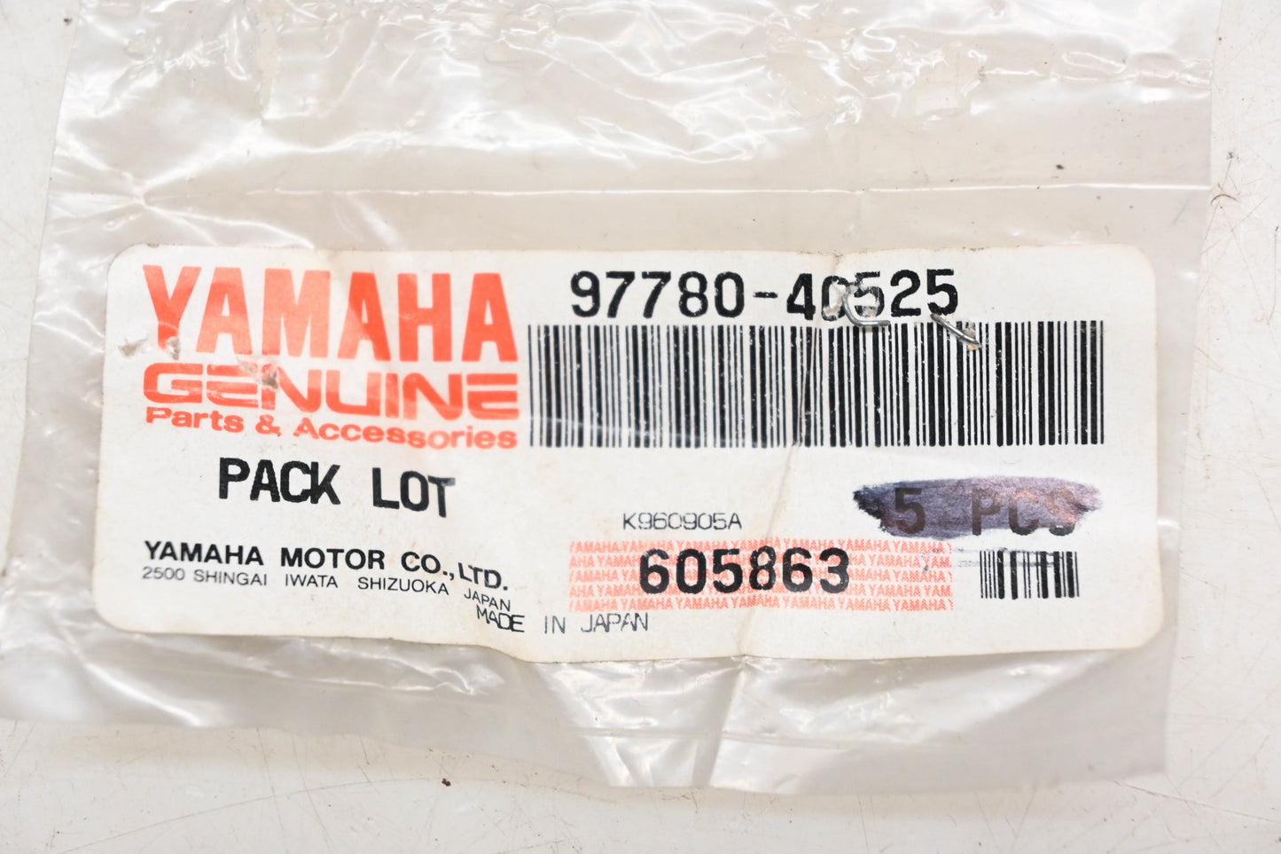 New OEM Yamaha 97780-40525-00 Tapping Screws Qty 3 NOS