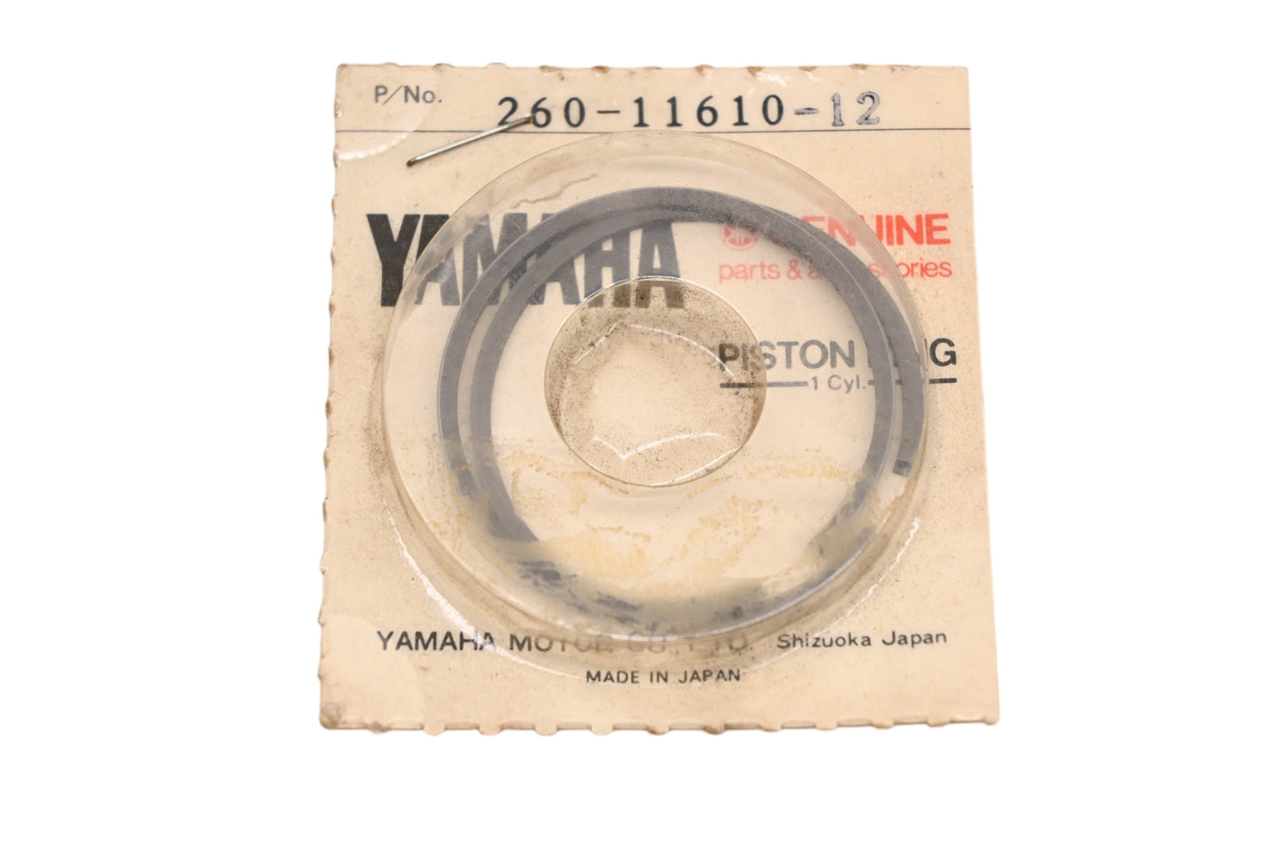 New OEM Yamaha 260-11610-12-00 Piston Ring Kit NOS