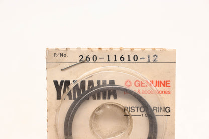 New OEM Yamaha 260-11610-12-00 Piston Ring Kit NOS