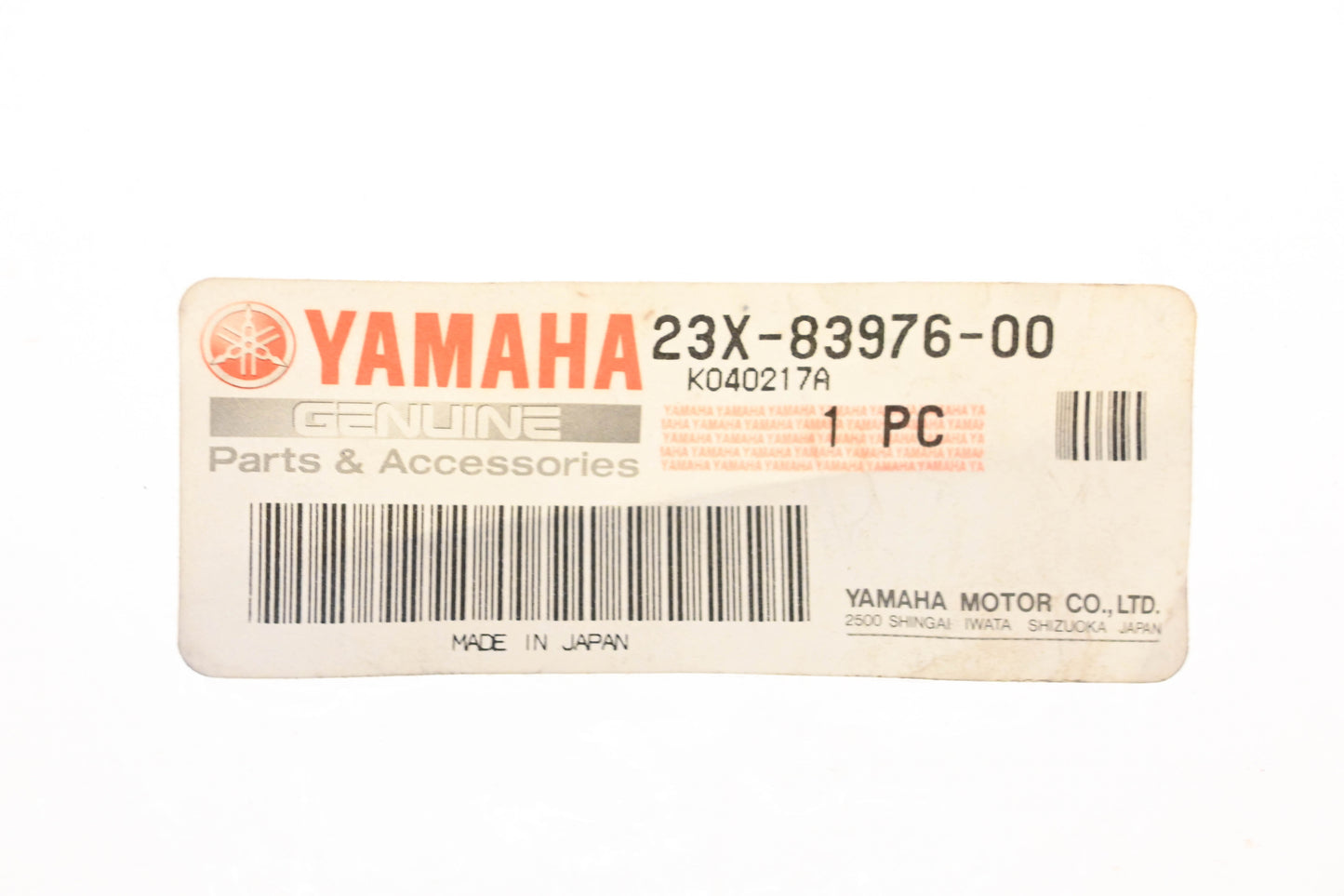 New OEM Yamaha 23X-83976-00-00 Handlebar Kill Switch Kit NOS