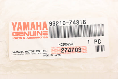 New OEM Yamaha 93210-74316-00 O-Ring NOS