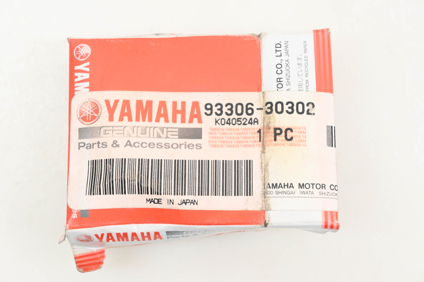 New OEM Yamaha 93306-30302-00 Koyo Ball Bearing NOS