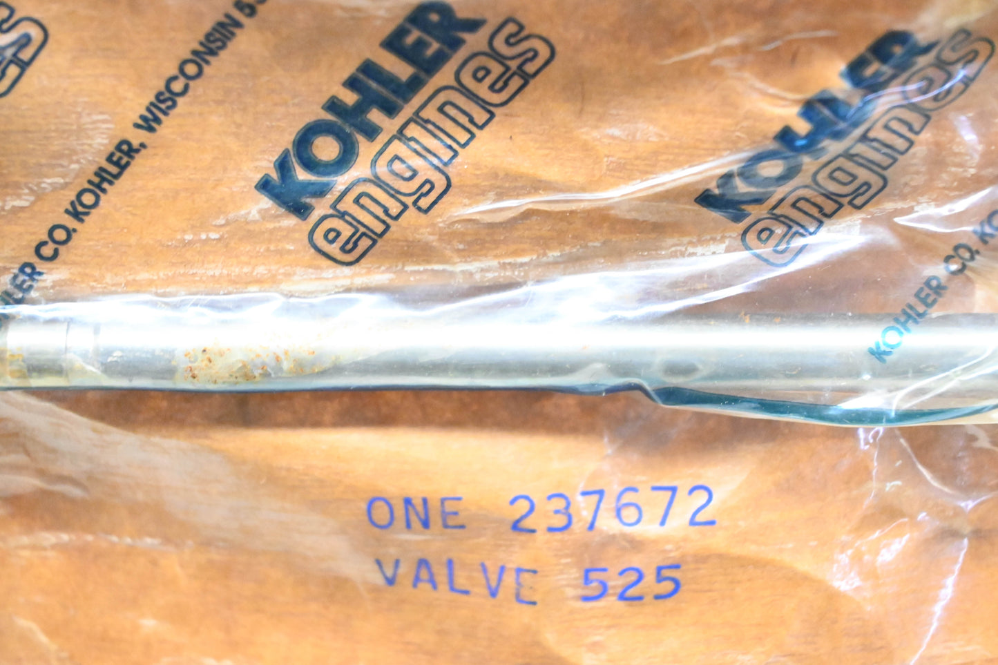 Kohler 237672 Exhaust Valve #525 NOS