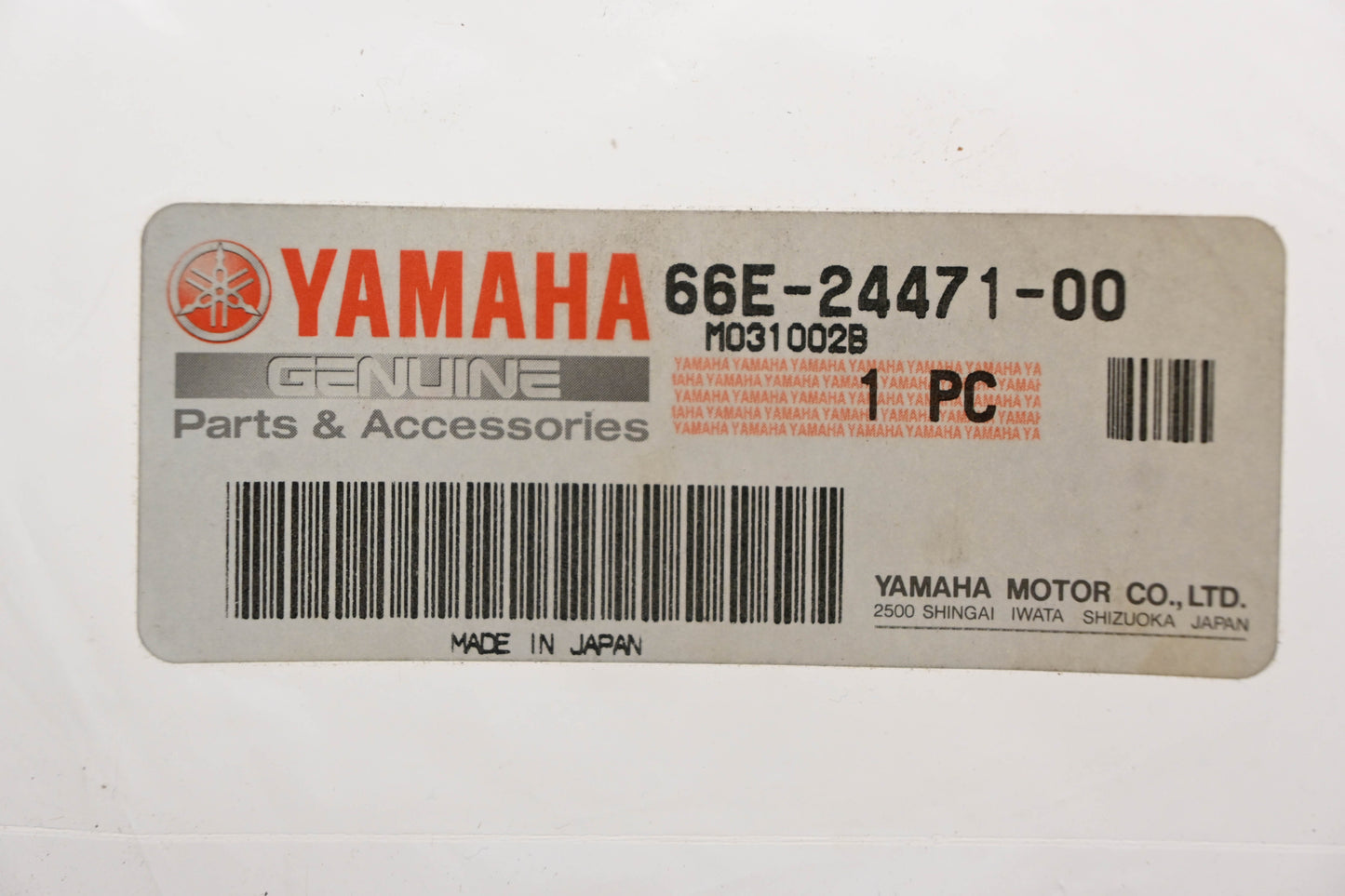 New OEM Yamaha 66E-24471-00-00 Carburetor Check Valve NOS