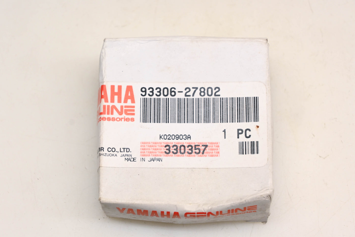 New OEM Yamaha 93306-27802-00 Sealed Wheel Bearing NOS