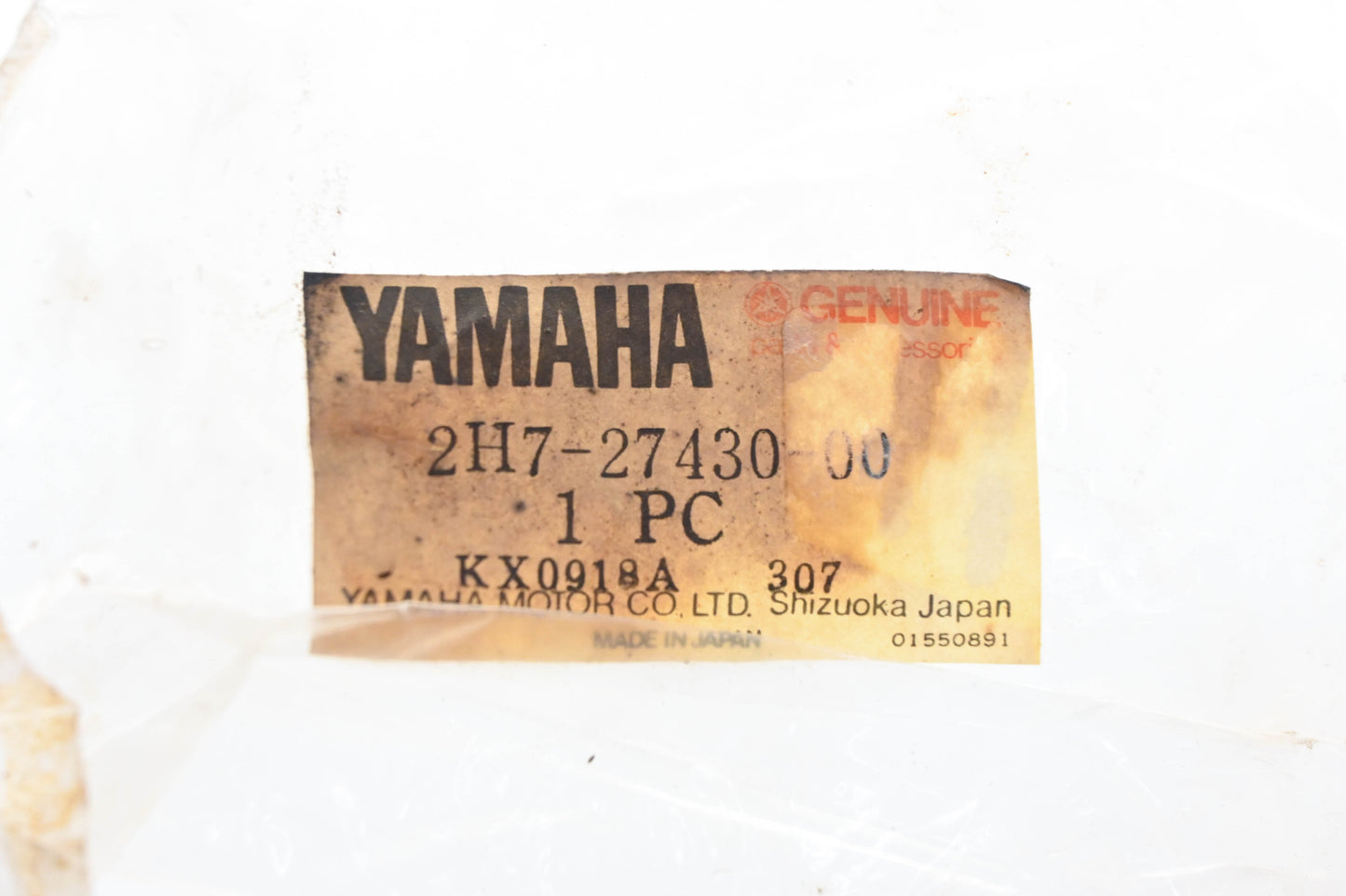 New OEM Yamaha 2H7-27430-00-00 Rear Left Footrest Assembly NOS