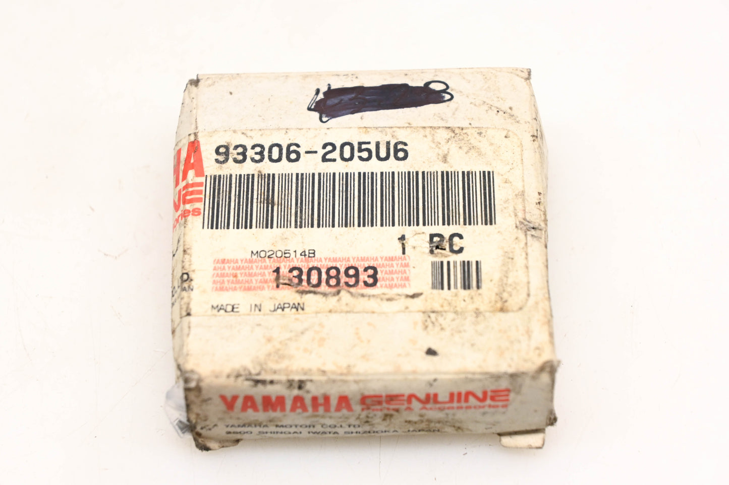 New OEM Yamaha 93306-205U6-00 Sealed Ball Bearing NOS