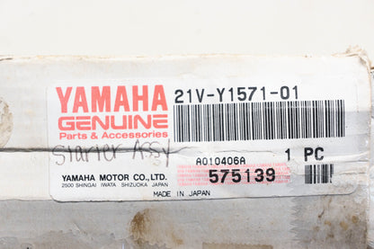 New OEM Yamaha 21V-Y1571-01-00 Pull Recoil Starter Assembly NOS