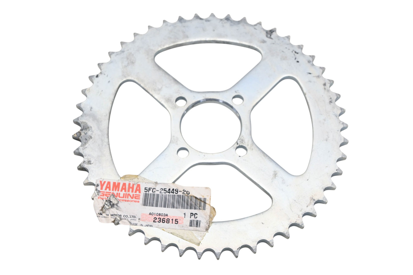 New OEM Yamaha 5FC-25449-20-00 Sprocket 49T NOS