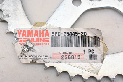 New OEM Yamaha 5FC-25449-20-00 Sprocket 49T NOS