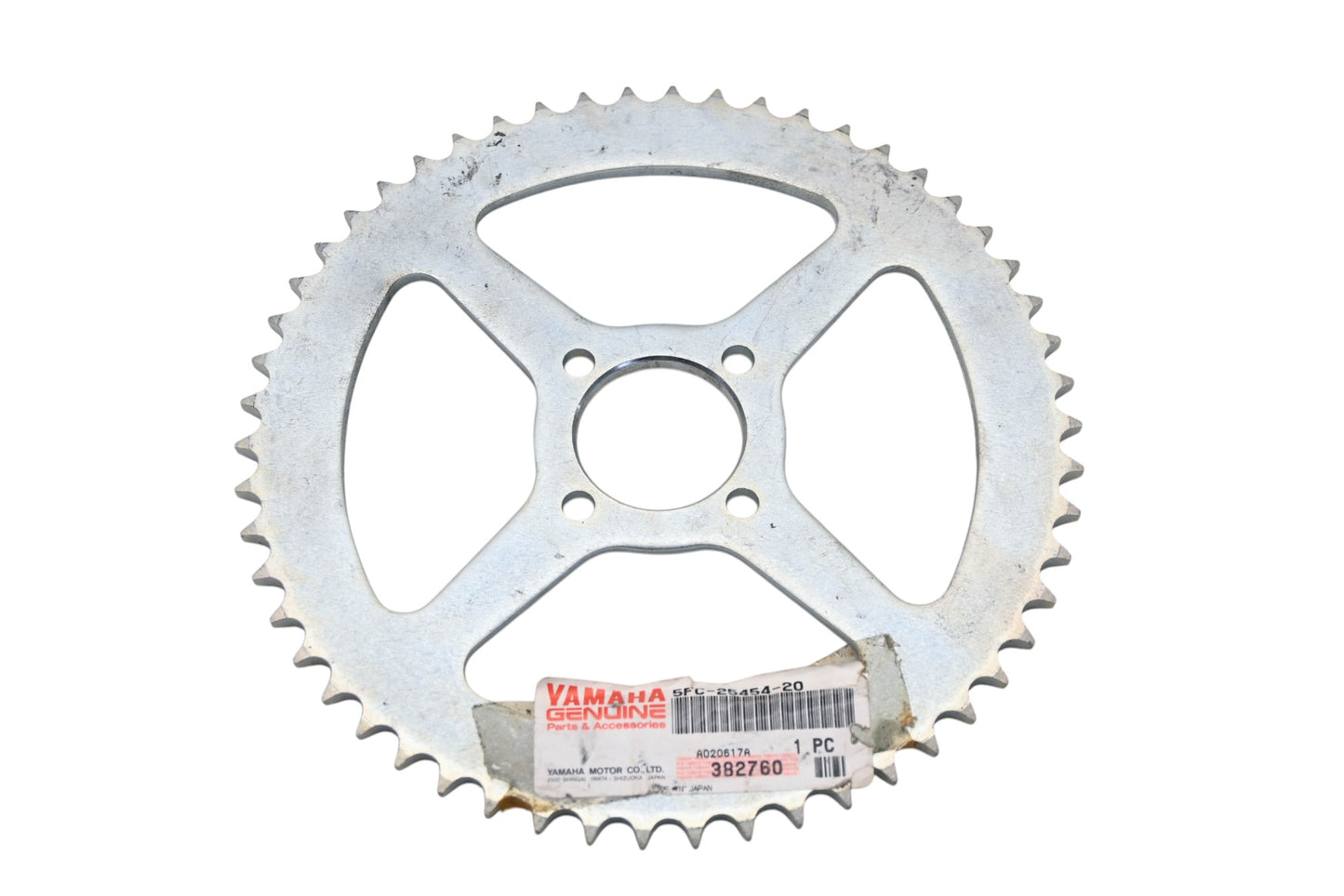 New OEM Yamaha 5FC-25454-20-00 Sprocket 54T NOS