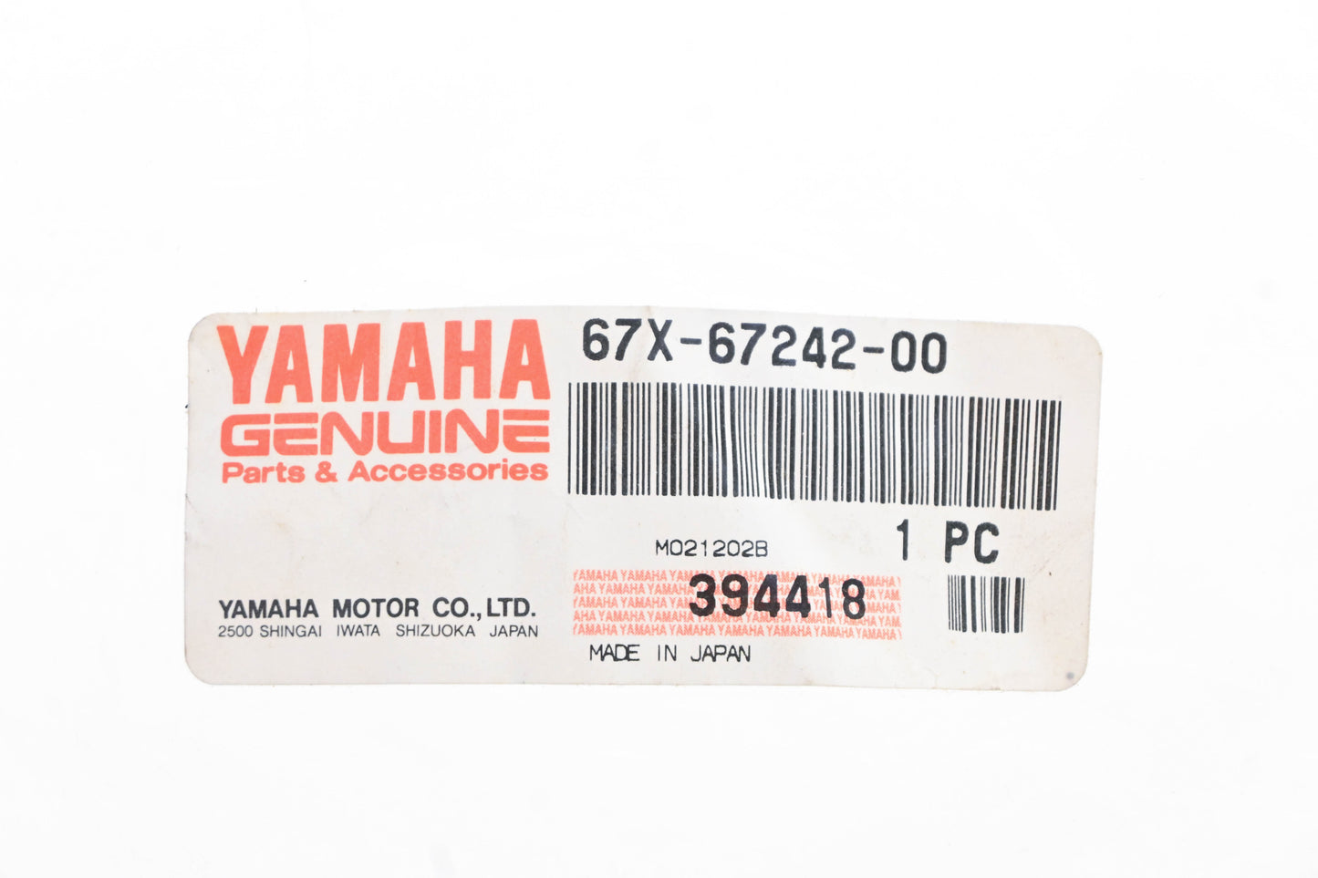 New OEM Yamaha 67X-67242-00-00 Choke Cable NOS