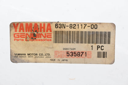 New OEM Yamaha 63N-82117-00-00 Battery Ground Cable NOS