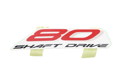 New OEM Yamaha 5TH-2163G-30-00 Shaft Drive 80 Emblem Decal NOS
