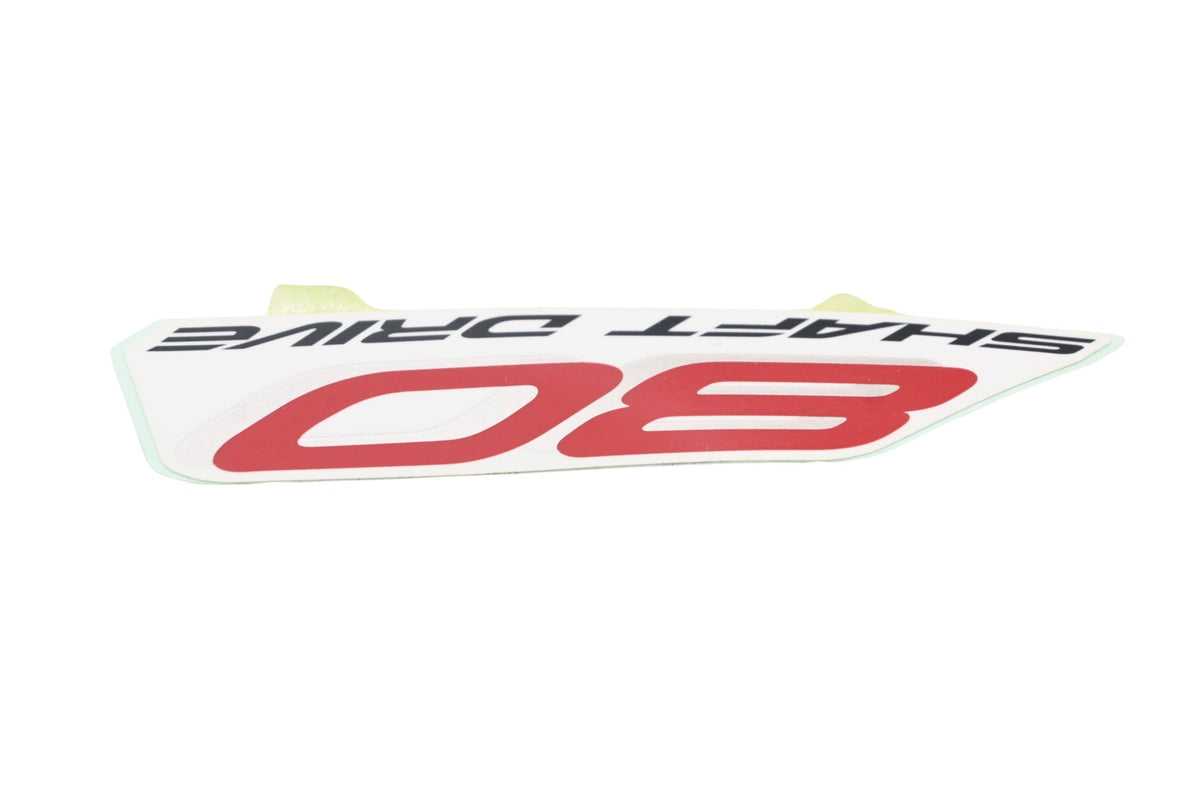 New OEM Yamaha 5TH-2163G-30-00 Shaft Drive 80 Emblem Decal NOS