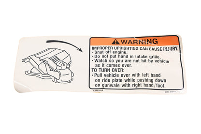 New OEM Yamaha GH3-U411A-10-00 Warning Label Decal NOS