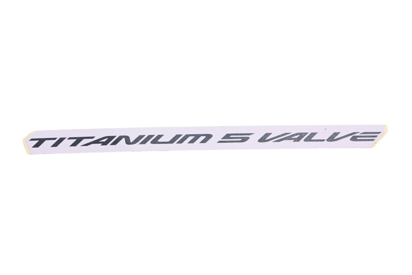 New OEM Yamaha 5XD-21781-00-00 Titanium 5 Valve Emblem Decal NOS