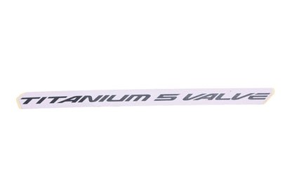 New OEM Yamaha 5XD-21781-00-00 Titanium 5 Valve Emblem Decal NOS