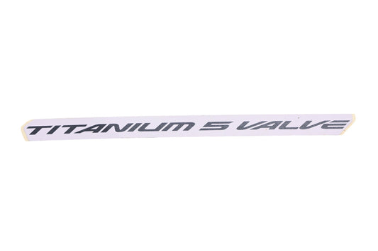 New OEM Yamaha 5XD-21781-00-00 Titanium 5 Valve Emblem Decal NOS