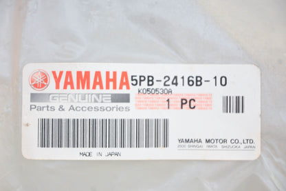 New OEM Yamaha 5PB-2416B-10-00 Dull Red V-Star Emblem NOS