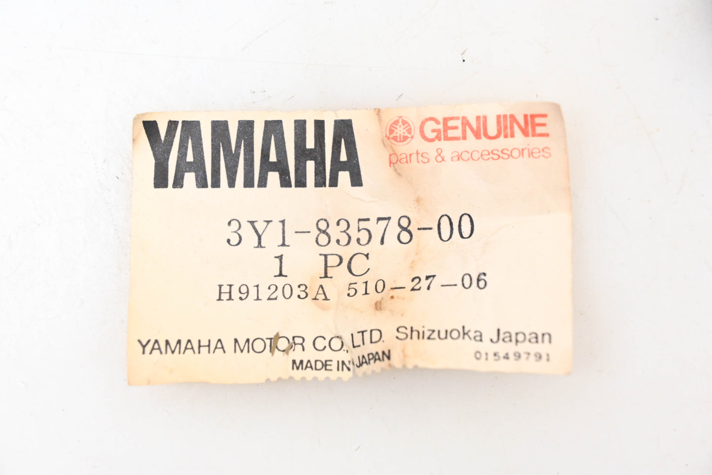 New OEM Yamaha 3Y1-83578-00-00 Speedometer Knob NOS