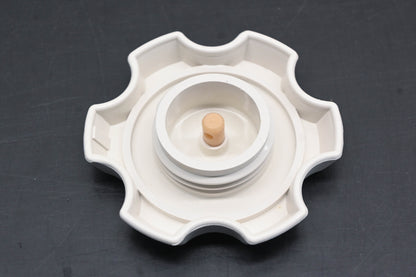 New OEM Yamaha EU0-67831-32-00 White Fuel Tank Cap NOS