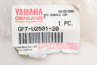 New OEM Yamaha GP7-U2501-20-00 Black Bow Gunwale Bumper NOS