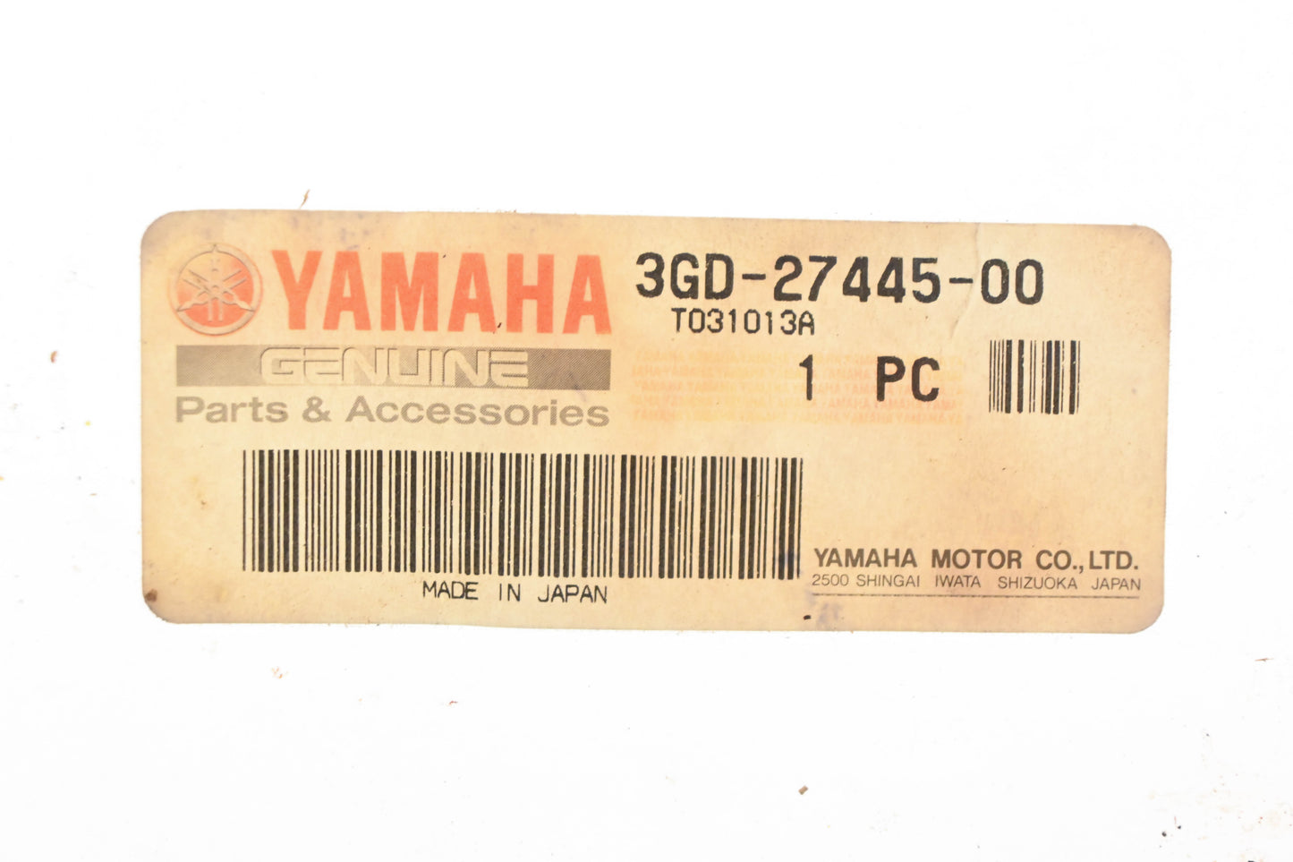 New OEM Yamaha 3GD-27445-00-00 Left Footrest Heel Guard NOS