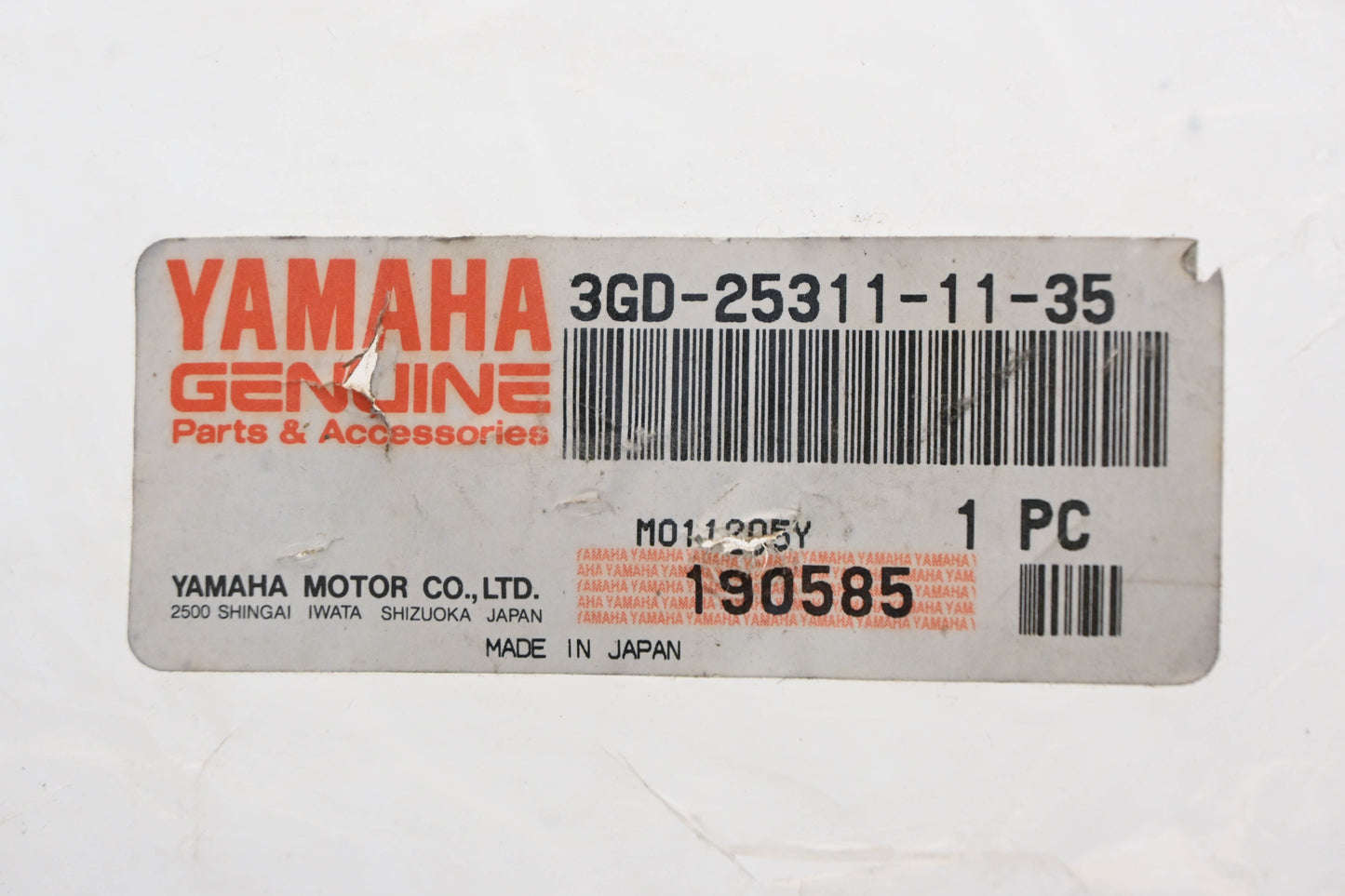New OEM Yamaha 3GD-25311-11-35 Rear Axle Bearing Carrier NOS