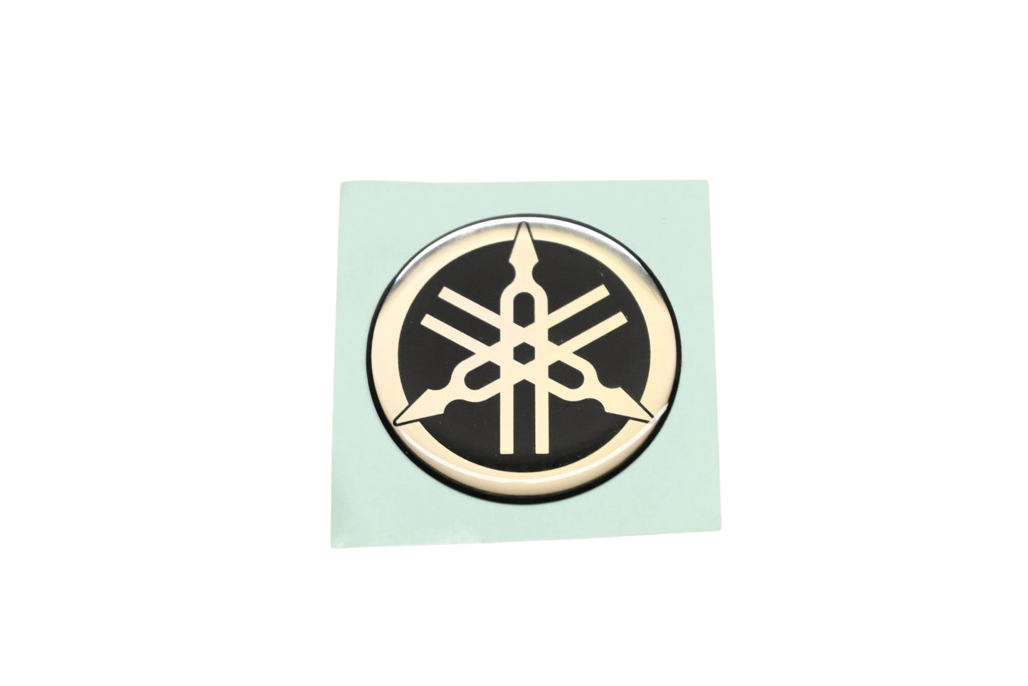 New OEM Yamaha 5KM-2175B-00-00 Tuning Fork Emblem Decal NOS