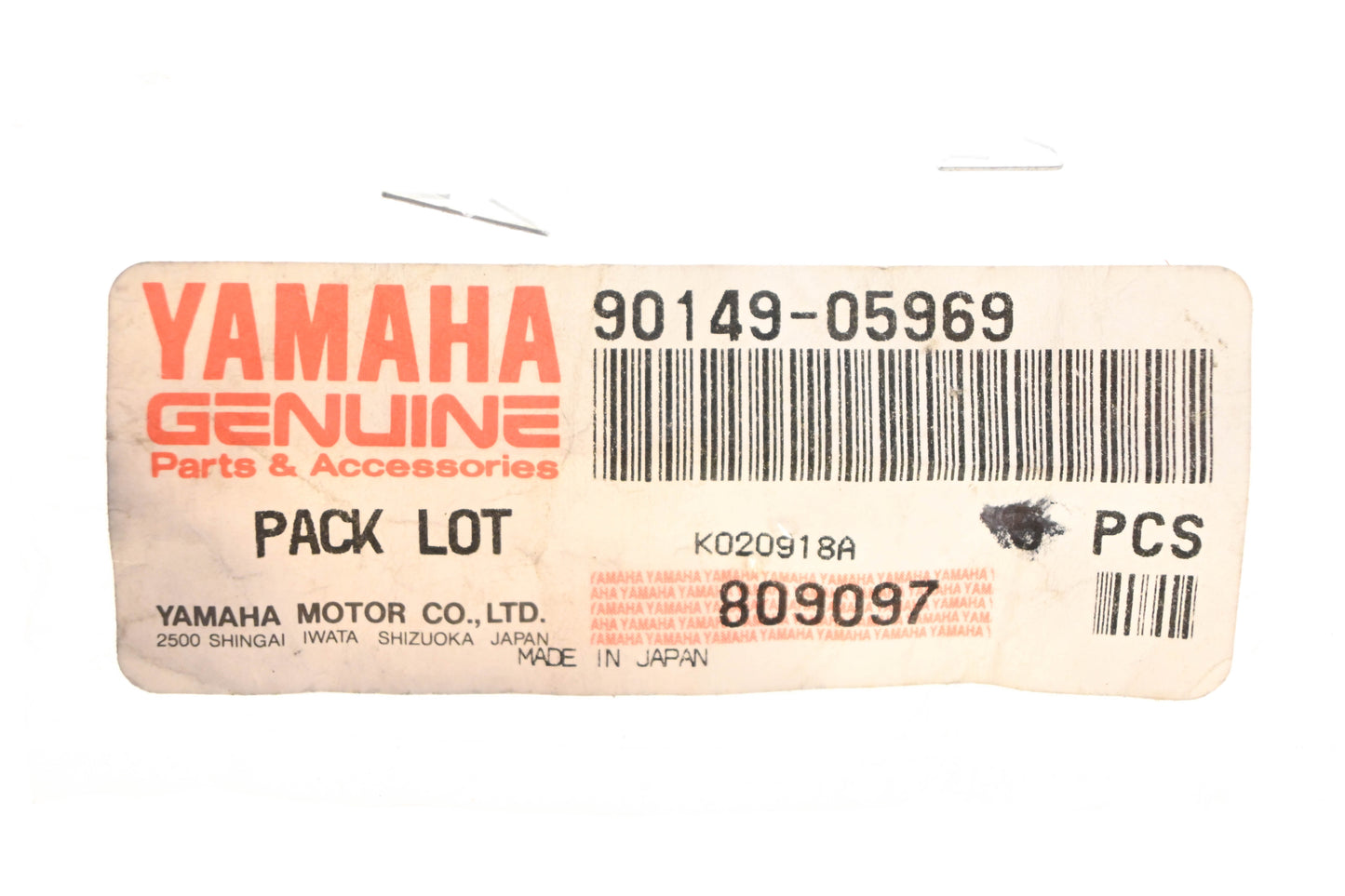 New OEM Yamaha 90149-05969-00 Special Shape Screw NOS