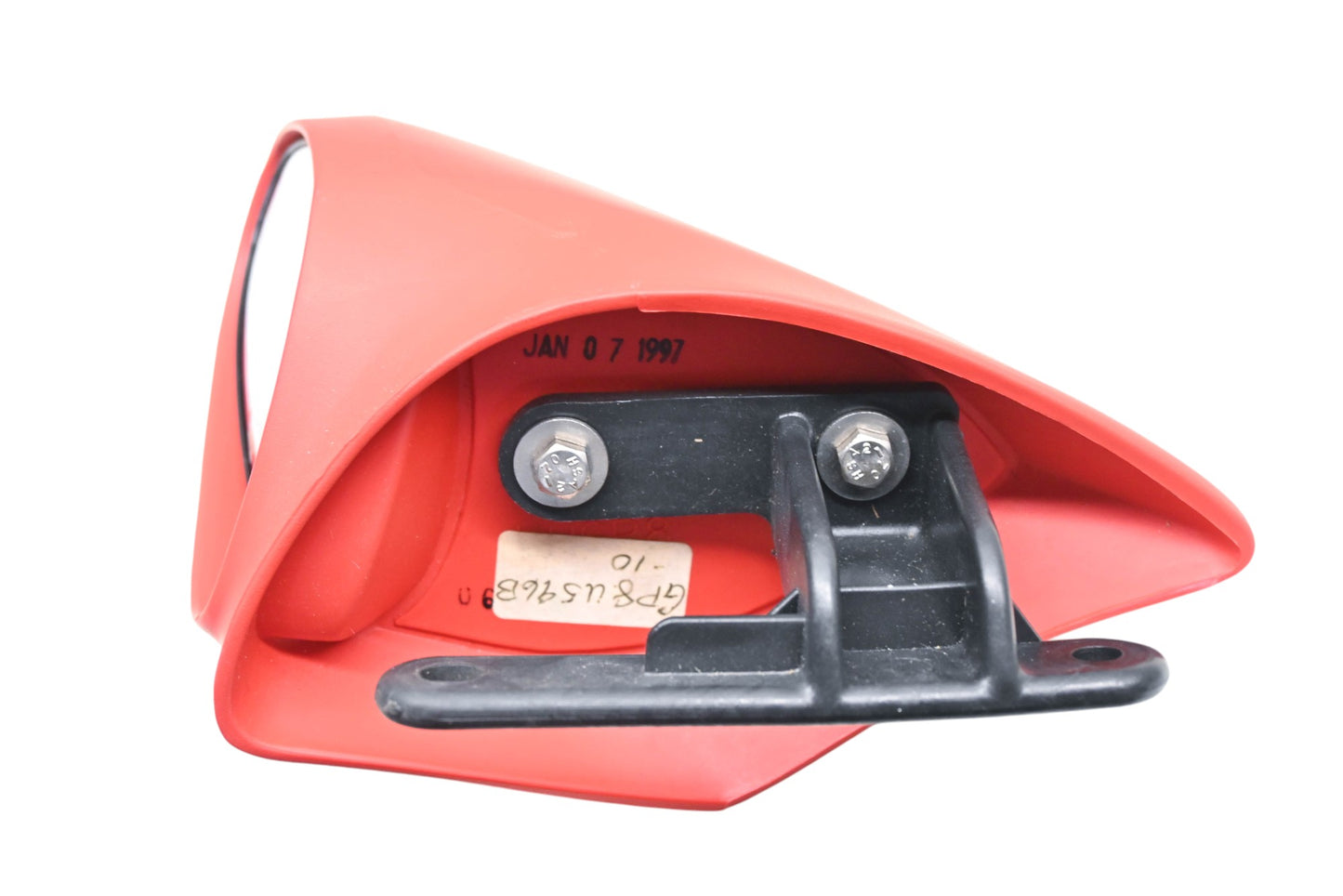 New OEM Yamaha GP8-U596B-10-00 Red Lefthand Side Mirror Assembly NOS