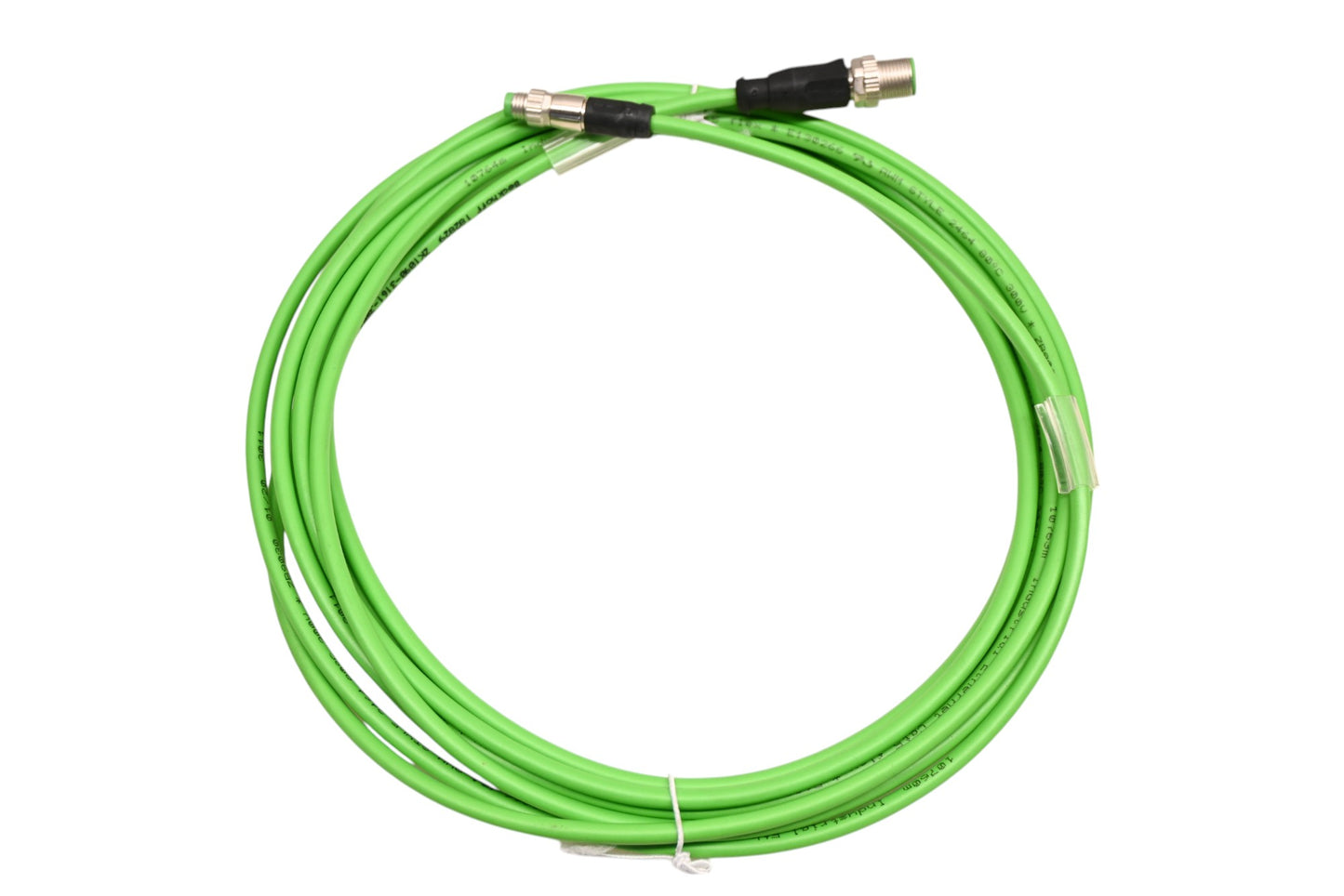 Beckhoff ZK1090-3161-3050, 182829 Green M12 EtherCAT Male-Male 5M Cable NOS