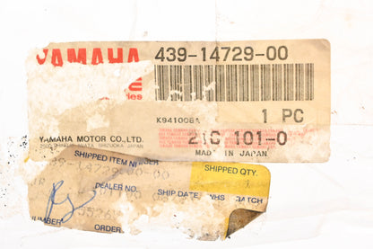 New OEM Yamaha 439-14729-00-00 Black Red Chappy Protector Emblem NOS