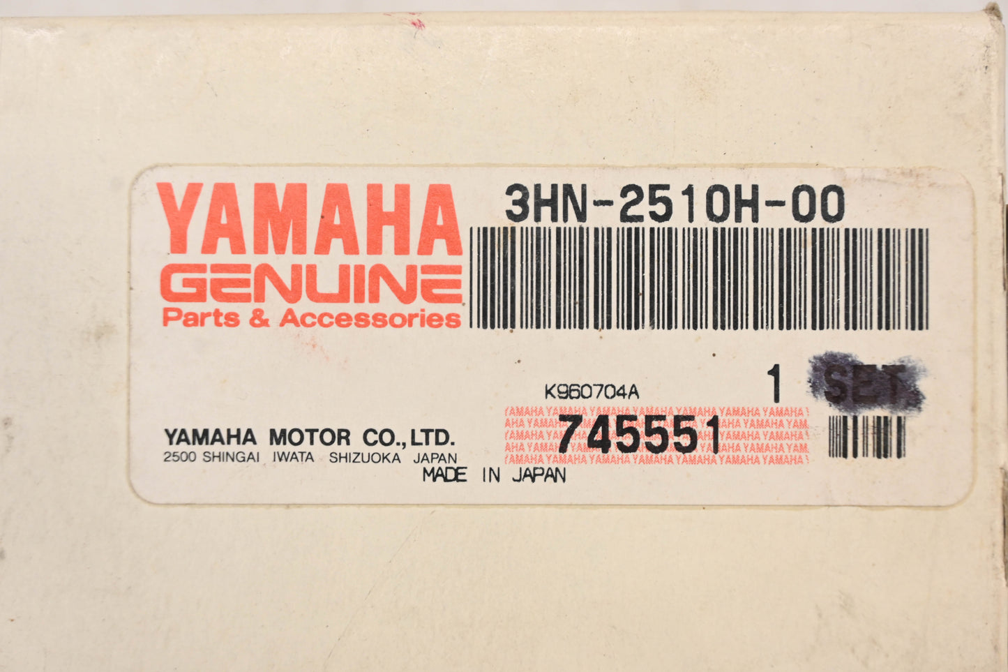 New OEM Yamaha 3HN-251H-00-00 CV Boot Kit NOS