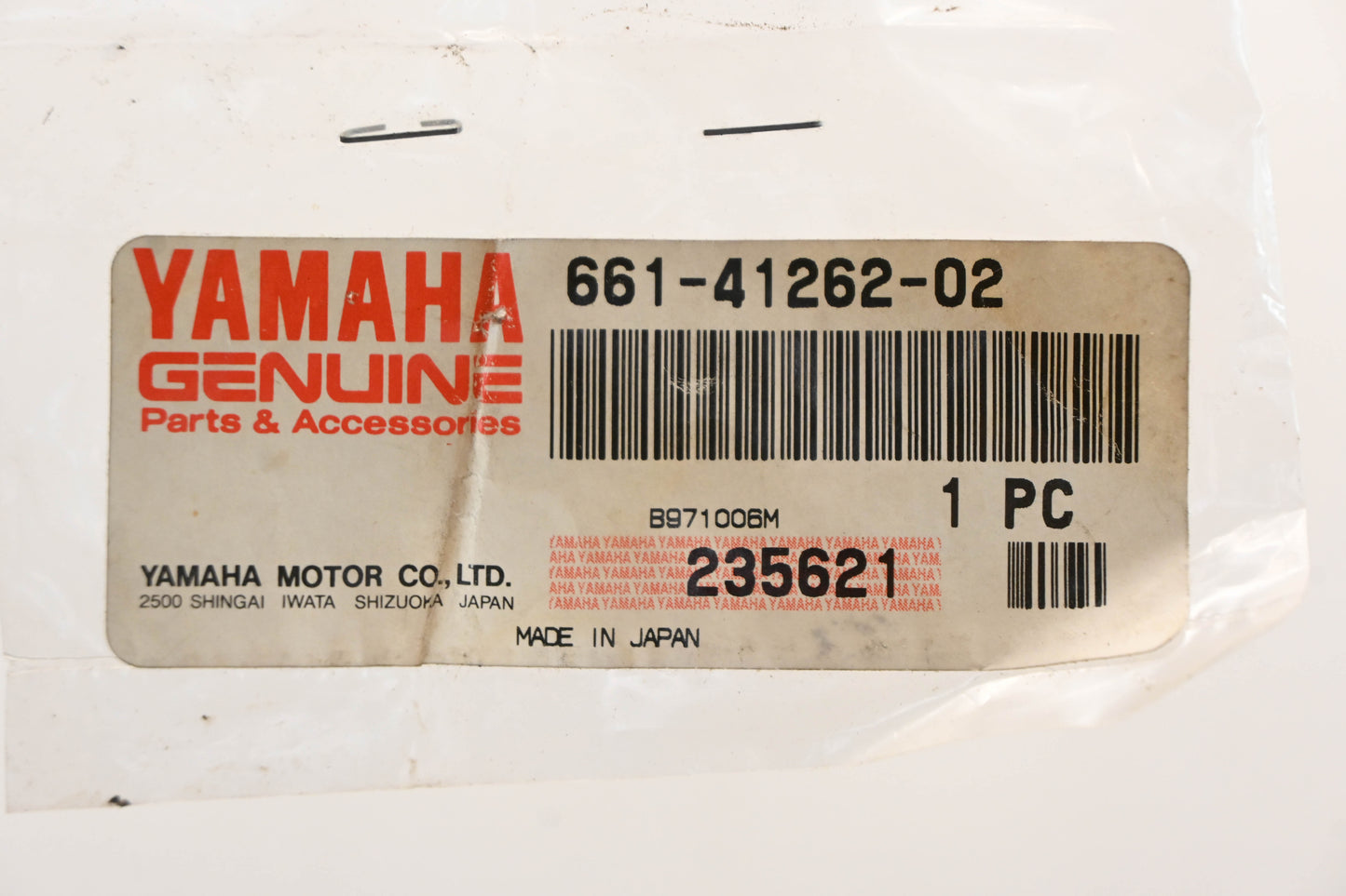 New OEM Yamaha 661-41262-02-00 Choke Lever Joint NOS