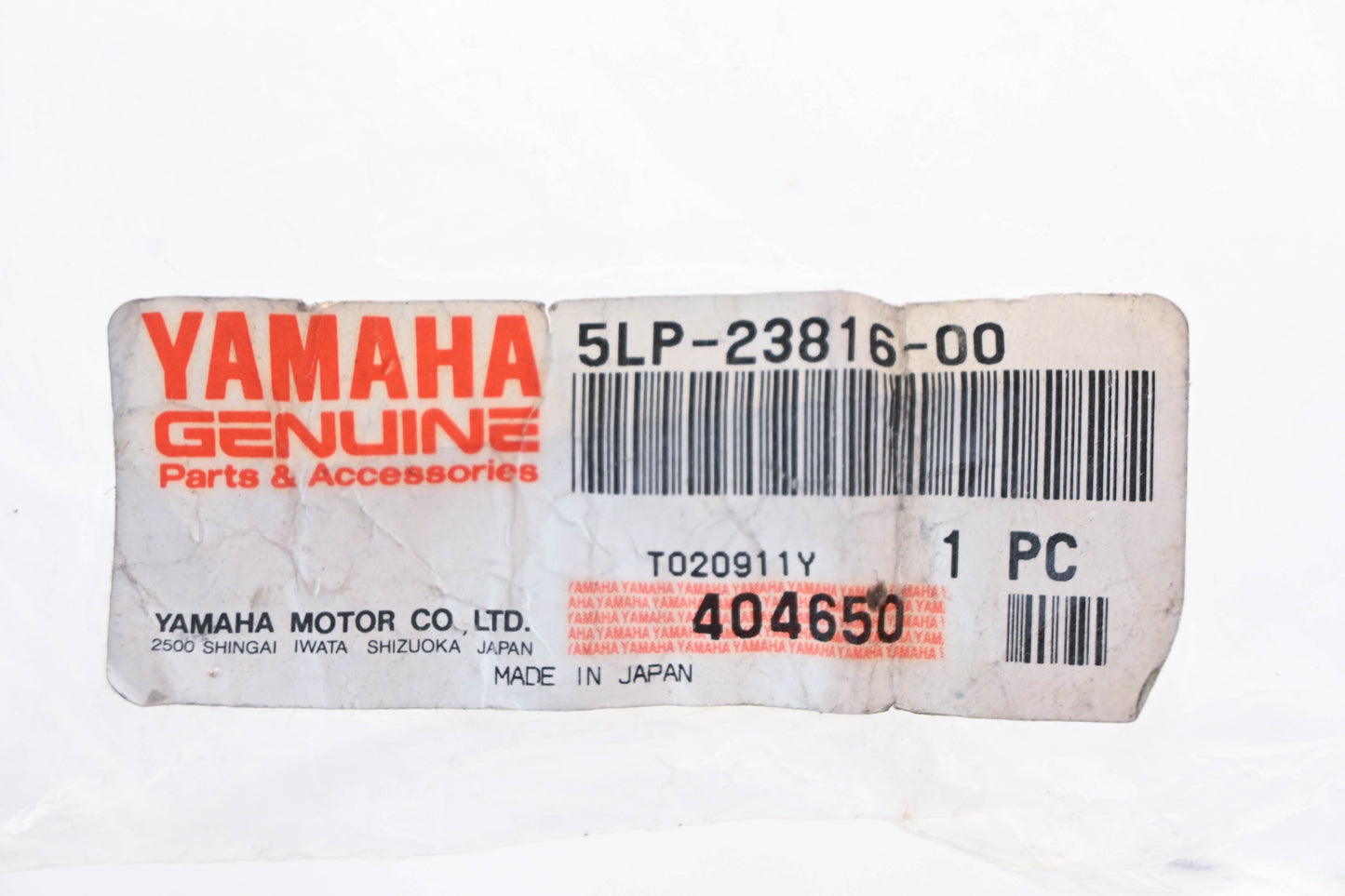 New OEM Yamaha 5LP-23816-00-00 Steering Column Pitman Arm NOS