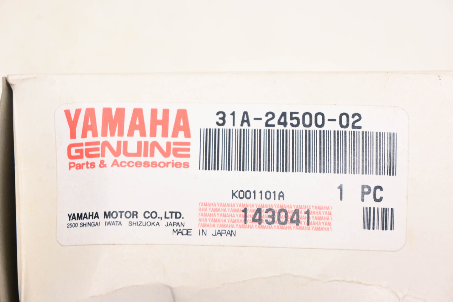 New OEM Yamaha 31A-24500-02-00 Fuel Petcock Valve Assembly NOS