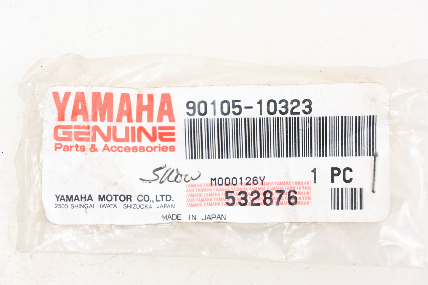 New OEM Yamaha 90105-10323-00 Hex Flange Bolt NOS
