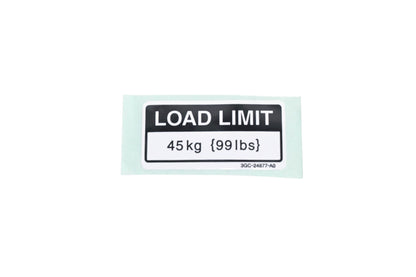 New OEM Yamaha 3GC-24877-A0-00 Load Limit Warning Label NOS