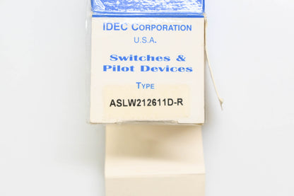 IDEC ASLW212611D-R Illuminated Selector Switch NOS