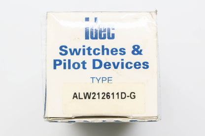 IDEC ALW212611D-G Illuminated Momentary Button Switch NOS