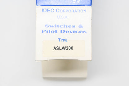 IDEC ASLW200 Single Throw Switch Head NOS