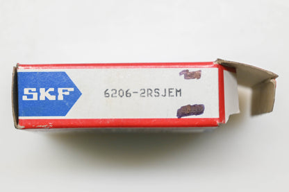 SKF 6206-2RSJEM Double Shield Ball Bearing NOS