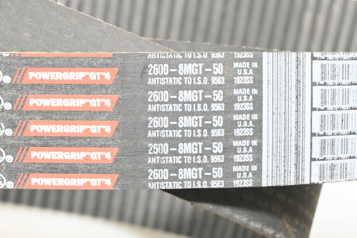 Gates 2600-8MGT-50, 26008MGT50 Cogged Belt NOS