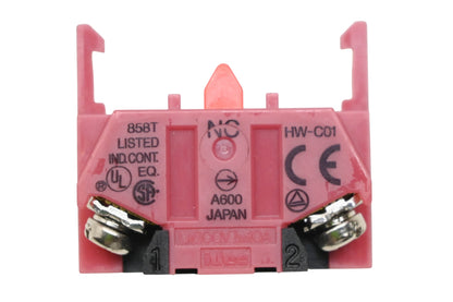 IDEC HW-C01 Normally Closed Contact Block NOS