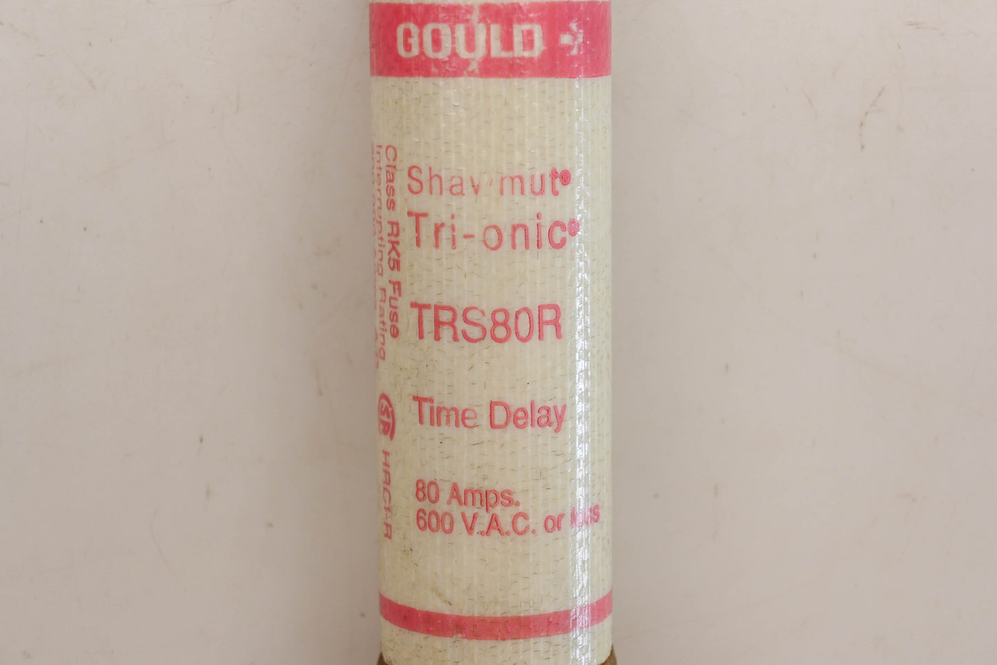 Gould TRS80R 80A-600V Time Delay Fuses Qty 2 NOS