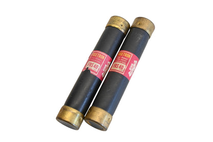 Bussmann FRS40, FRS-40 40A-600V Fusetron Fuses Qty 2