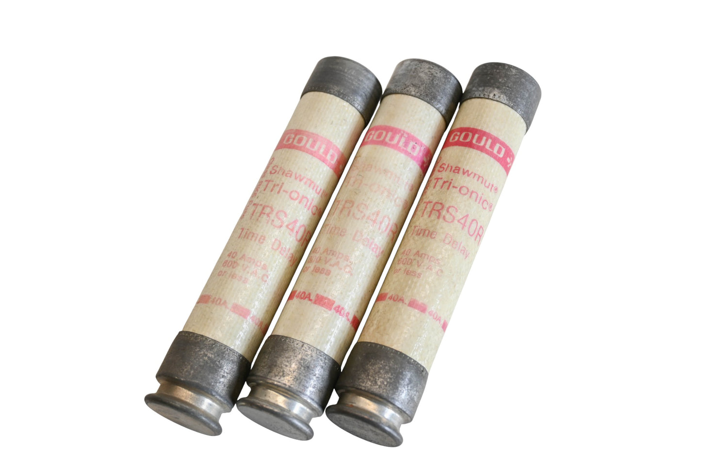 Gould TRS40R 40A-600V Fuses Qty 3